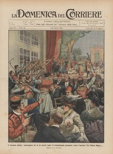 The Political Moment, Montenegrins Protesting in a Small Theater in Constantinople