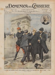 The President of the French Republic, Fallieres, Attacked and Beaten by a Nationalist