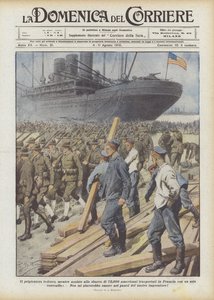 The German Prisoner Watching the Landing of 72,000 Americans Transported to France