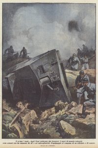 The First Hun Tank Captured by the French