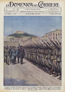 The return to the Homeland of the glorious Black Shirts of the Mountain Group