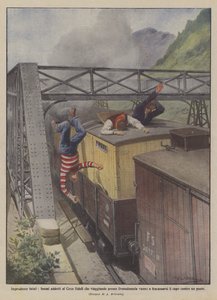 Fatal imprudence, Bohemians working for the Sidoli Circus traveling near Domodossola