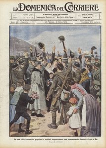 In a Lombard City, Commoners and Soldiers Improvise a Moving Demonstration to the King