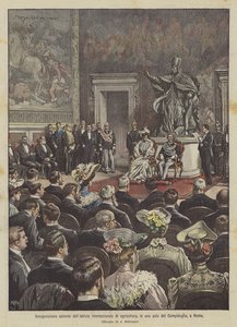 Solemn Inauguration of the International Institute of Agriculture in a Hall of the Capitol in Rome