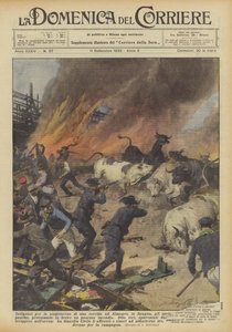Outraged by the Suspension of a Bullfight in Almagro, Spain, the Spectators Set Fire to...