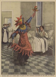Nurse Attached to an English Hospital Healing a Child by Disguising Herself Bizarrely
