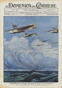 The Daring Italian Squadron Flying Over the Atlantic