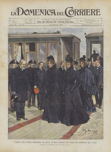 The Arrival of Queen Margherita in Arona, Proceeding to Stresa in the Afternoon of the 2nd