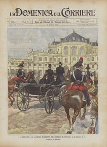 The Arrival of HM Queen Margherita at the Stupinigi Castle on June 25
