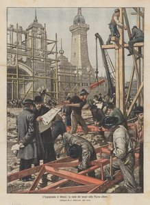 The Milan Exhibition, the State of the Works in Piazza d