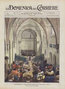 The Inauguration of the Perosi Hall (Former Church of S. M. della Pace), in Milan