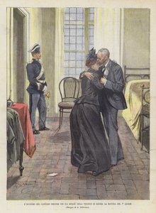 The Meeting of Captain Dreyfus with His Wife in the Rennes Prison, on the Morning of July 1