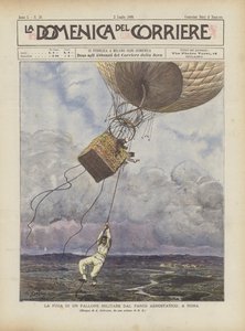 The Escape of a Military Balloon from the Aerostatic Park, in Rome