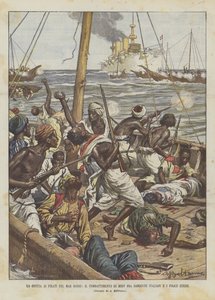 The Hunt for Pirates in the Red Sea, The Battle of Midy Between Italian Sambuks and the Pirates Themselves