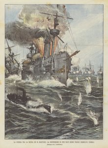 The War Between Russia and Japan, The Destruction of Two Russian Ships Near Chemulpo (Korea)
