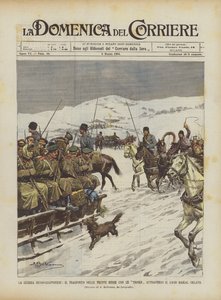 The Russo-Japanese War, The Transport of Russian Troops with Troikas Across the Frozen Lake Baikal