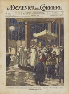 The Inaugural Procession of the Grand Underground Temple of Corpus Domini in Milan
