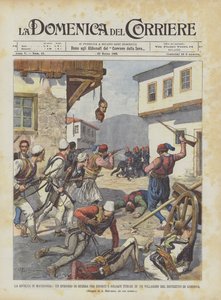The Revolt in Macedonia, An Episode of War Between Insurgents and Turkish Soldiers in a Village