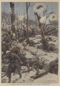 The Battle of Verdun, a Violent German Attack on Vaux, Thwarted by French Valor