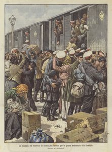 The Call of Reservists in Russia, the Departure for War Opposed by Families