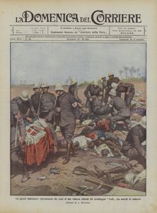 The Italo-Turkish War, Discovery of the Bodies of Two Brave Officers of the Lodi Cavalry