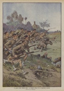 War in Belgian Flanders, a Brilliant Attack by a Scottish Regiment