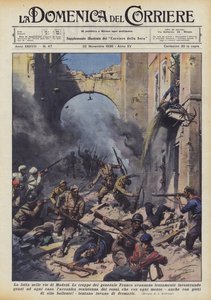 The fight in the streets of Madrid