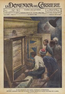Light Finally in the Three-Millennia Darkness of Tutankhamen by Achille Beltrame