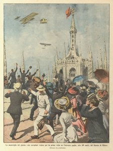 The Wonder of the Day, Two Airplanes Fly for the First Time Over the Extreme Spire