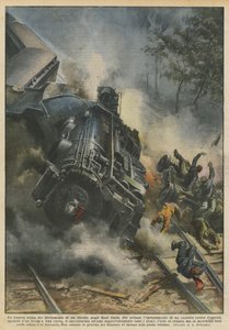 The Tragic Scene of a Train Derailment in the United States