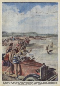 The Variant of a New Sport by Achille Beltrame