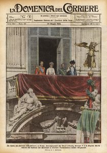 The Visit of the Sovereigns of England to Rome by Achille Beltrame