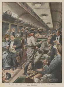 Life in America, a Train Attacked by Masked Bandits Who Robbed All the Passengers