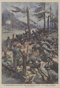 The victorious skirmish of July 16 in Alto Posina, without waiting for the enemy