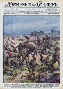 Attack on a Caravan by Achille Beltrame