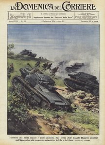 The Attack of Tanks and Infantry