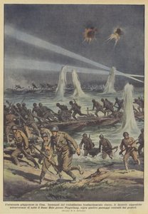 The Japanese advance in China by Achille Beltrame
