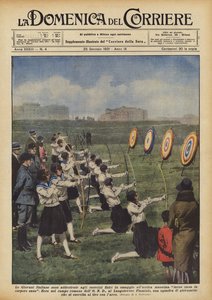 Young Italian Women Trained in Physical Exercises in Tribute to the Ancient Maxim 