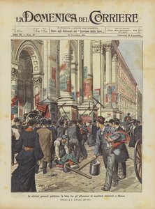 The General Political Elections, the Struggle Between Electoral Poster Billers in Milan