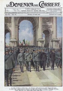The Celebrations in Milan for the Army and Navy on the Anniversary of the Five Days