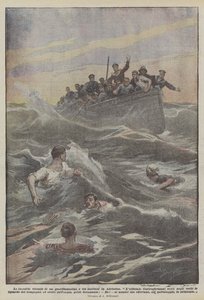 The Unheard-of Adventures of a Midshipman and Three Sailors in the Adriatic by Achille Beltrame