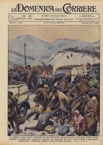The Sumptuous and Well-Protected Cars of the Bolshevik Leaders, Ignominiously Fleeing