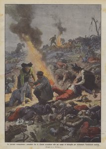The Ruthless Consequences, Peasants in Alsace Lighting Bonfires on the Battlefields