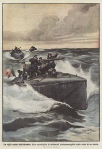 The Vigilant Sentries of the Adriatic by Achille Beltrame