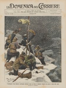 The Crew of a Wrecked Whaling Ship Saved on an Ice Block for Two Days by Achille Beltrame