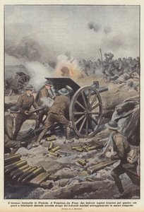 The Immense Battle in France by Achille Beltrame