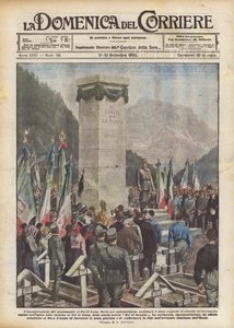 The Inauguration of the Monument at Col di Lana
