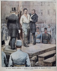 Martyrdom of Cesare Battisti (1875-1916) July 12