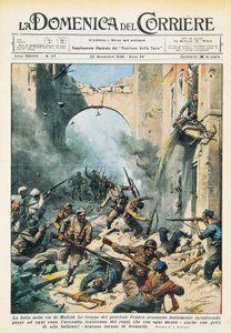 Melee in Streets of Madrid During Spanish Civil War