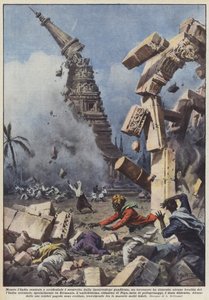 While central and western India is shaken by the Gandhian insurrection, an earthquake